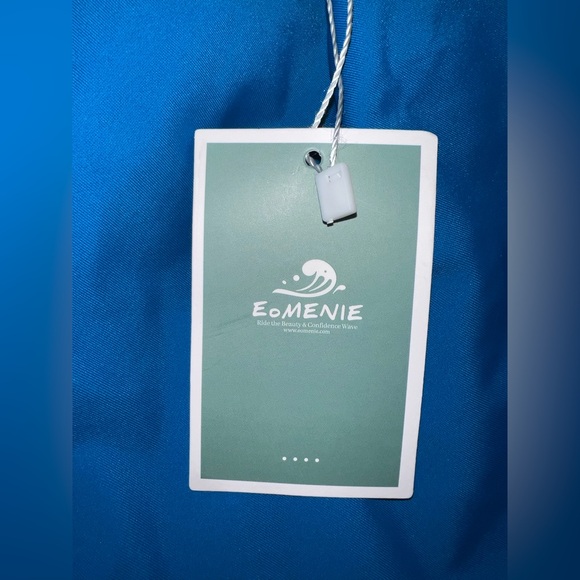 NWT Eomenie 2 piece tankini tummy control full coverage swimsuit. Size L. - Picture 8 of 14